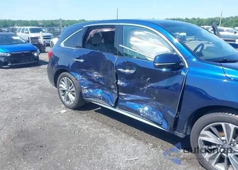 2018 Acura Mdx Technology Package Acurawatch Plus Pkg from USA, damaged, VIN 5J8YD4H52JL028639